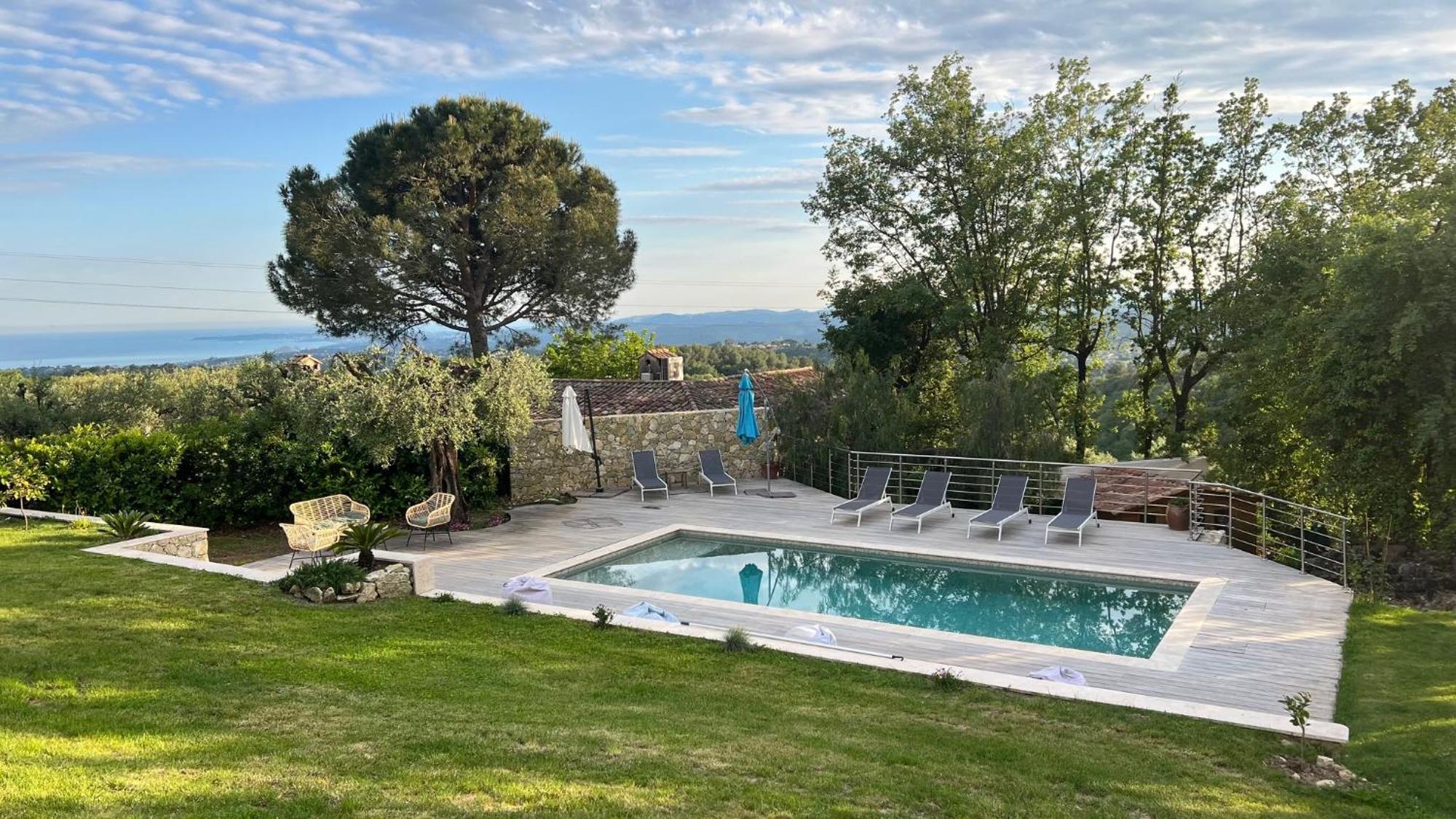 Magnifique Villa Moderne Avec Piscine La Gaude Eksteriør billede